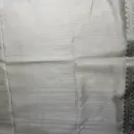 Milky white Silver border Cotton silk saree