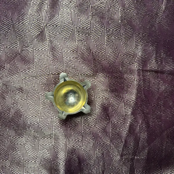 Maroon tissue fancy saree