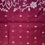 Red Tissue Jamdhani Saree