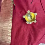 Maroon Applique Work Fancy Saree