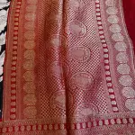 Peacock Motifs Grand Border Soft Dola Silk Saree