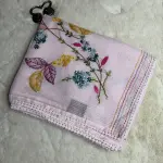 Knit Floral Work Pastel Kota Cotton Saree