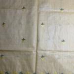 Yellow With Floral Knit Work Kota Cotton Saree