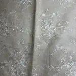 Cream Thread Work Kota Cotton Saree