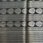 Lavender with green border Benaras saree