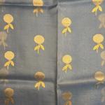 Powder Blue with flower motif pure kora organza saree