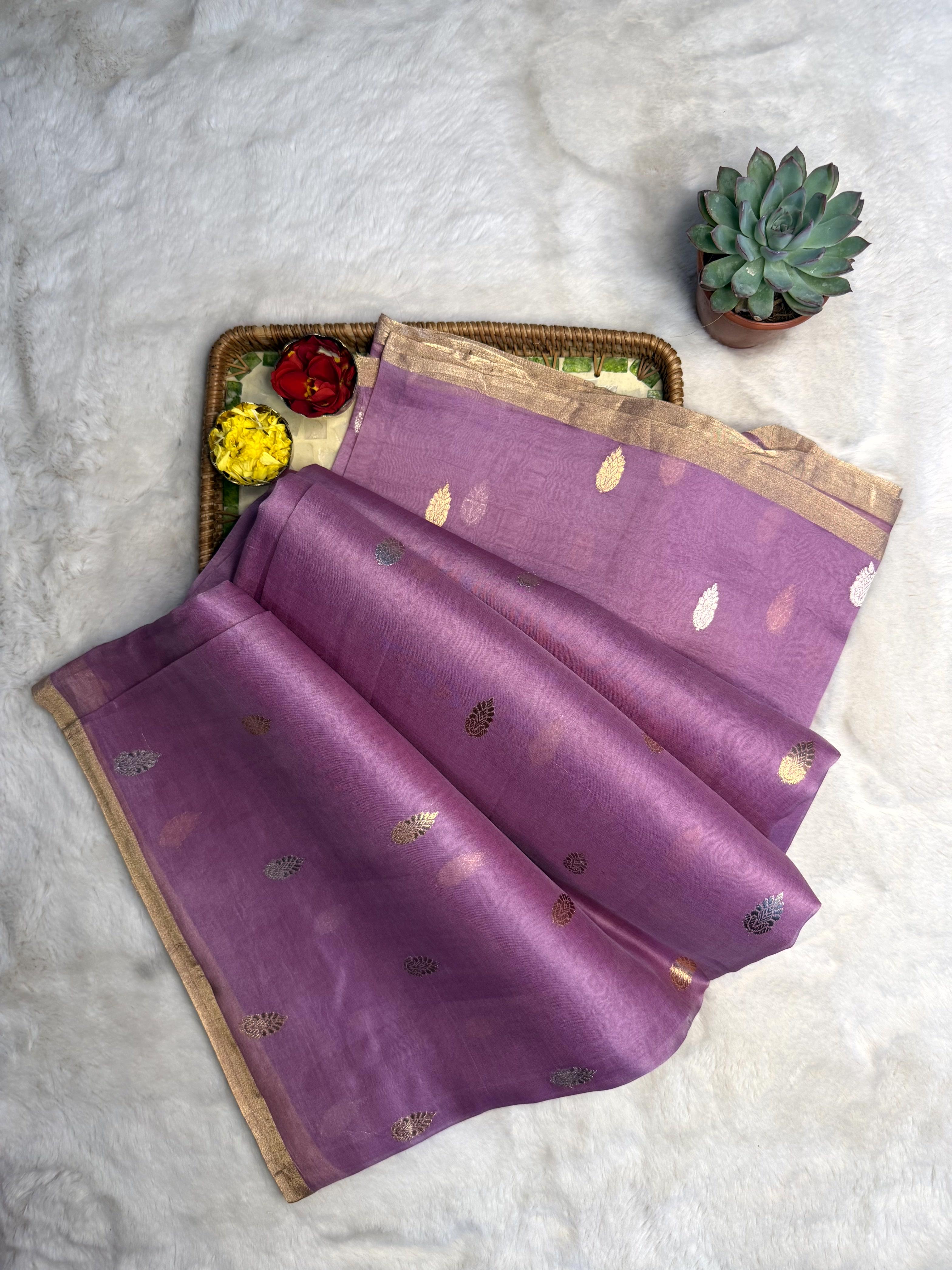 Pastel Pink pure tissure kora organza