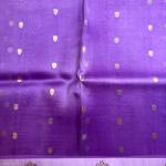 Purple and lavender combination pure kora organza saree