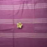 Lavender pure linen saree