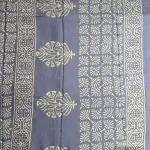 Powder Blue Pure cotton saree
