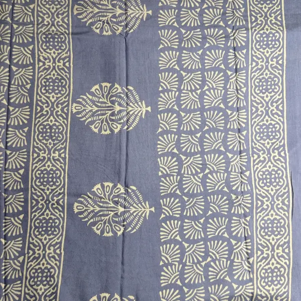 Powder Blue Pure cotton saree