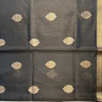 Black With Buttas Cotton Silk Saree