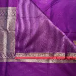 Wine With Small buttas Cotton Silk Saree