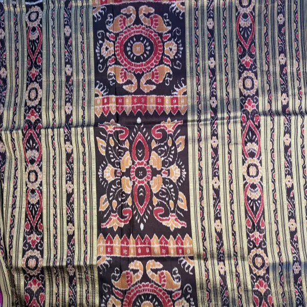 Purple Bomkai Silk Saree