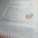 Ink Blue colour with Jamdhani work moirang phee pure cotton saree