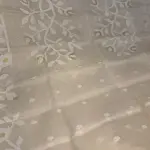 White with self design pure Dhakai Cotton Saree