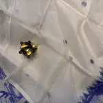 White Jamdhani Work Pure Dhakai Cotton Saree