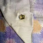 Multicolour floral pattern with sequin work Tussar Silk Saree