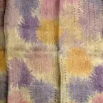 Multicolour floral pattern with sequin work Tussar Silk Saree