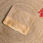 Lemon yellow with pink and green design benaras saree