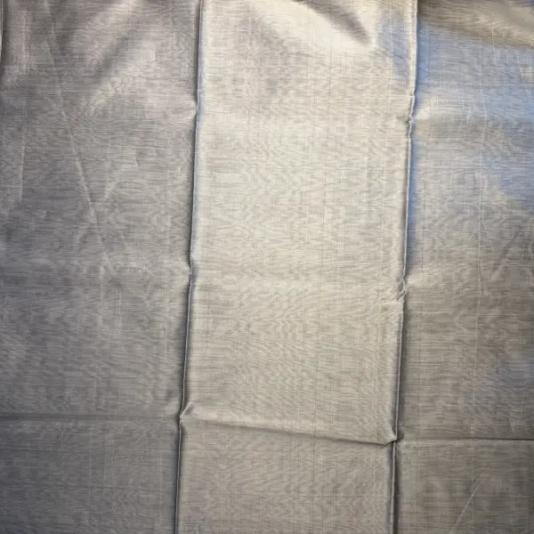 Grey with gold zari Maheshwari silk cotton saree