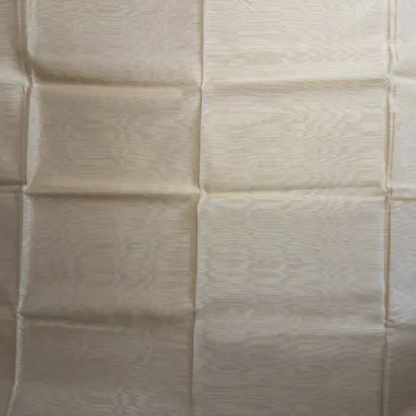 Beige & Black Maheshwari Silk Cotton Saree