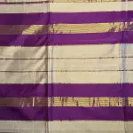 Light Brown with Grey Maheshwari Silk Cotton Saree