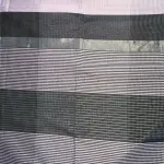 Rose Pink with Black Maheshwari Silk Cotton Saree