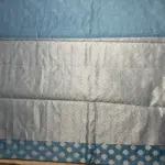 Blue silver buttas fancy Saree