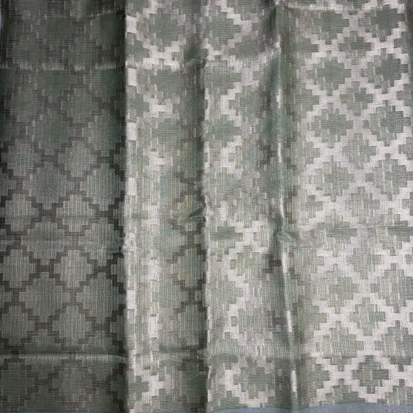 Mint Green Kota Tissue Saree