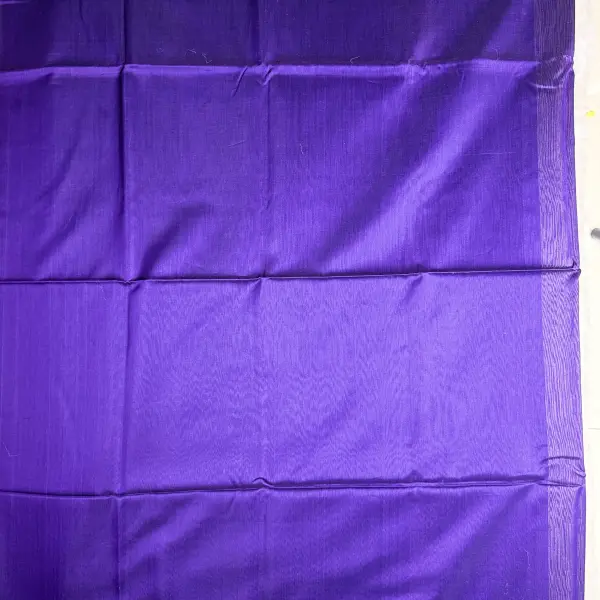 Purple with rich border Maheshwari Silk Cotton Saree