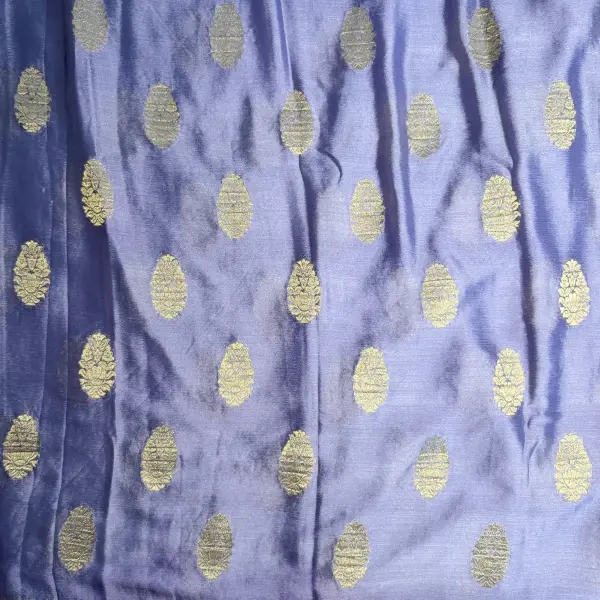 Lavender Crush Viscose Georgett Fancy Saree