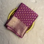 Rose Pink small buttas georgett saree