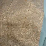 Powder Blue antique zari Pure Khaddi Georgett Saree