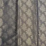 Black Floral motifs Viscose Fancy Saree