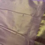 Navy Blue & Pink Border Semi Silk Saree