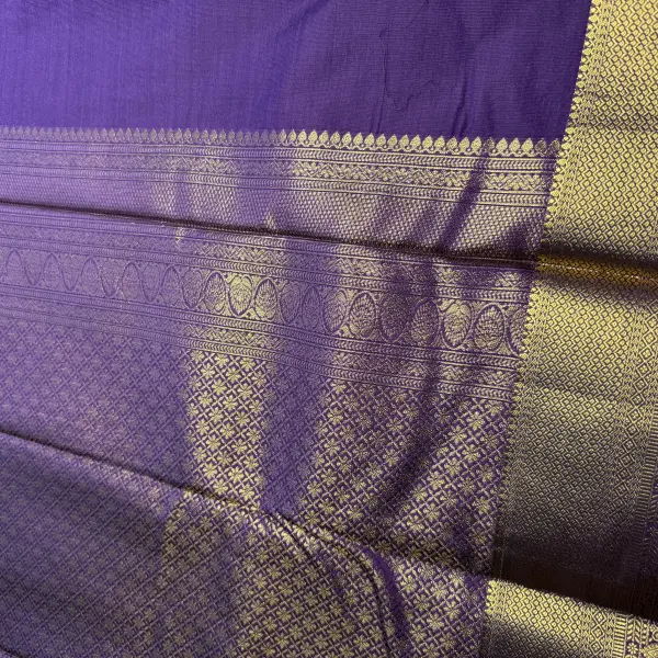 Wine with rich border Semi Silk Saree