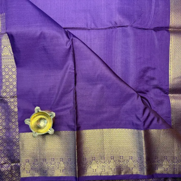 Wine with rich border Semi Silk Saree