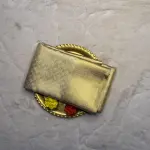 Golden jaal pattern semi silk saree