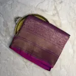 Dark pink full body zari work benaras saree