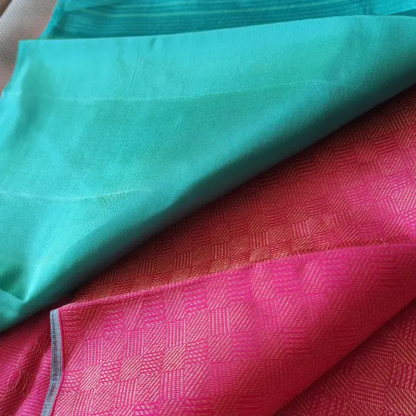 Pink full zari without border Pure Kanchipuram silk saree