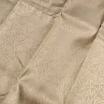 Beige self design silk saree