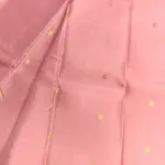 Baby Pink with pista green small buttas silk saree