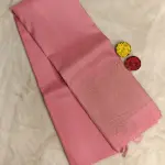 Peach pink contemporary design silk Sarees