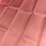 Peach pink contemporary design silk Sarees