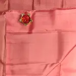 Peach pink contemporary design silk Sarees