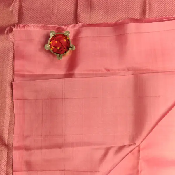 Peach pink contemporary design silk Sarees