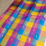 Multicoloured kattam silk saree
