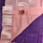 Purple and baby pink silk saree