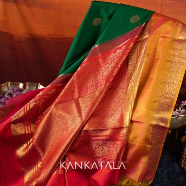 Green Banarasi Saree